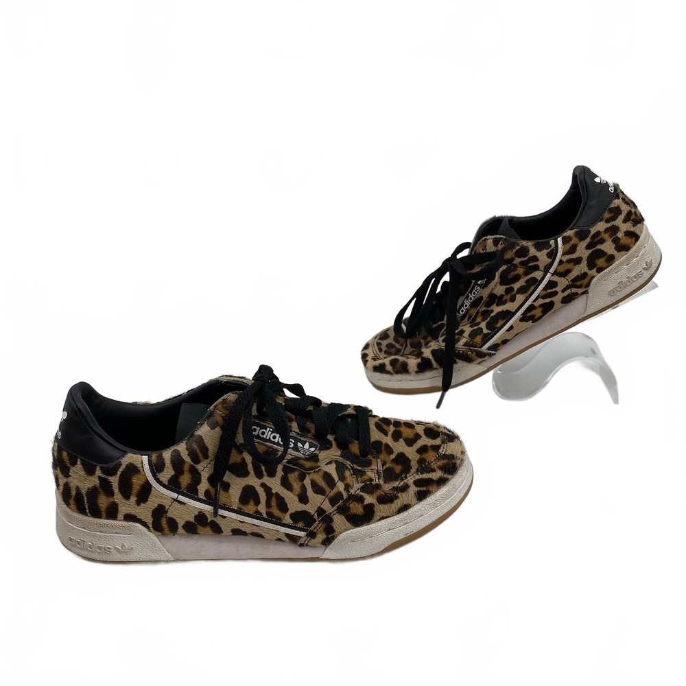 adidas Brown Black Sneakers Continental 80 Print | Womens 6